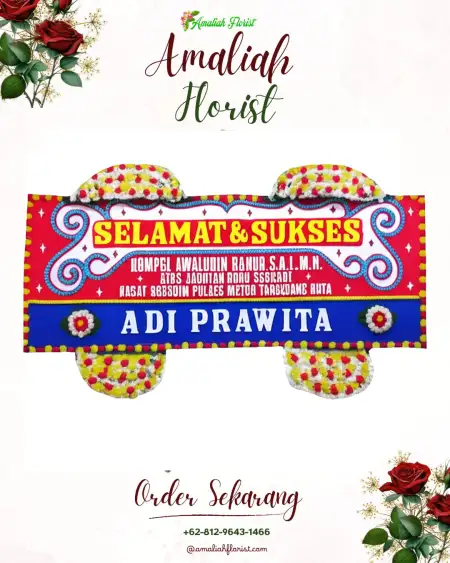 Papan Bunga Ucapan Selamat Cimenga